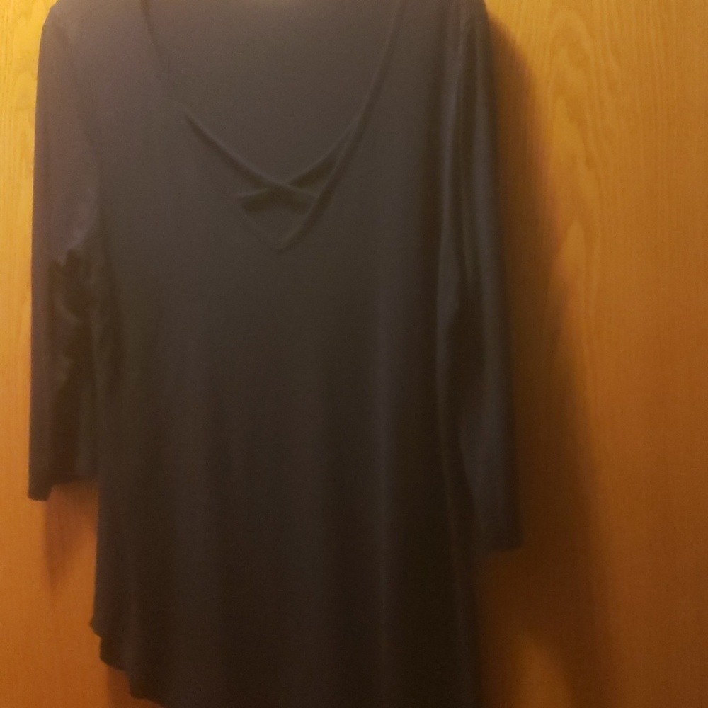 Navy blouse